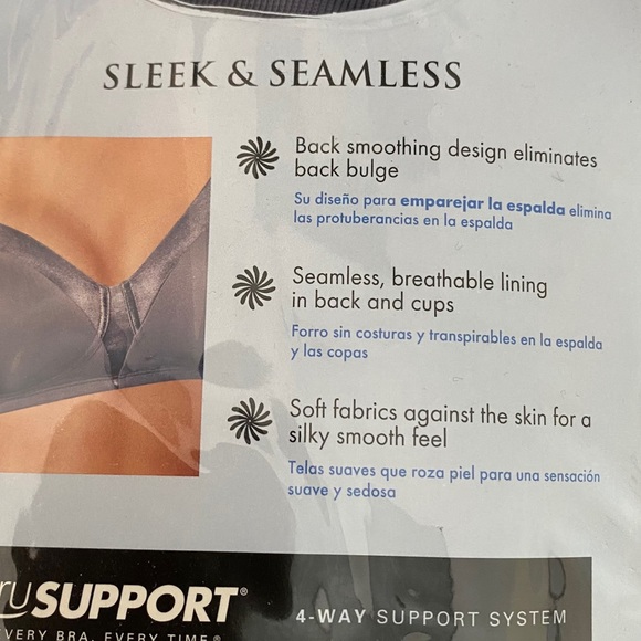 Playtex 18 Hour Sleek & Seamless Size 44D - Picture 7 of 7